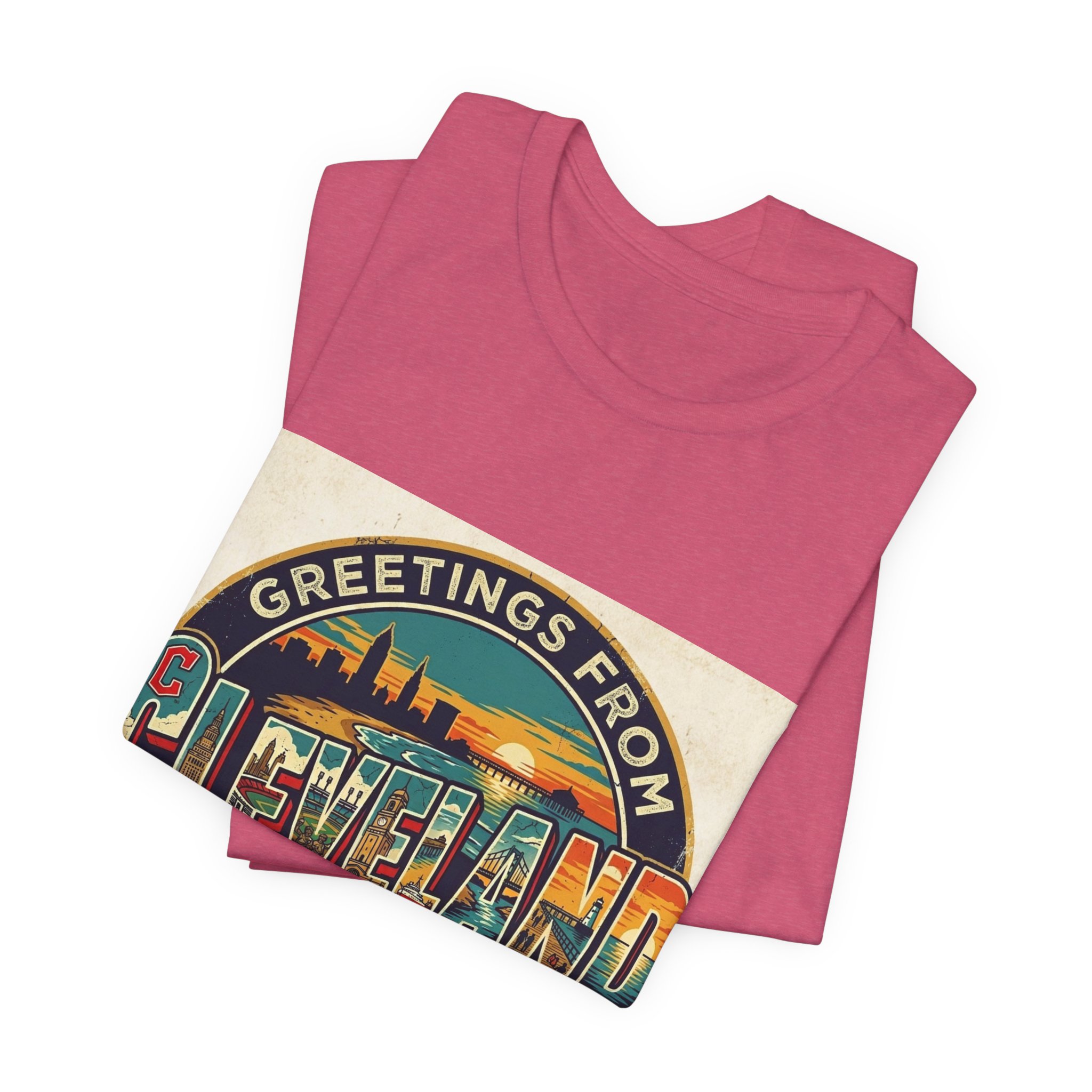 Cleveland Vintage Postcard Tee — "Greetings From Cleveland, Ohio" - Image 19