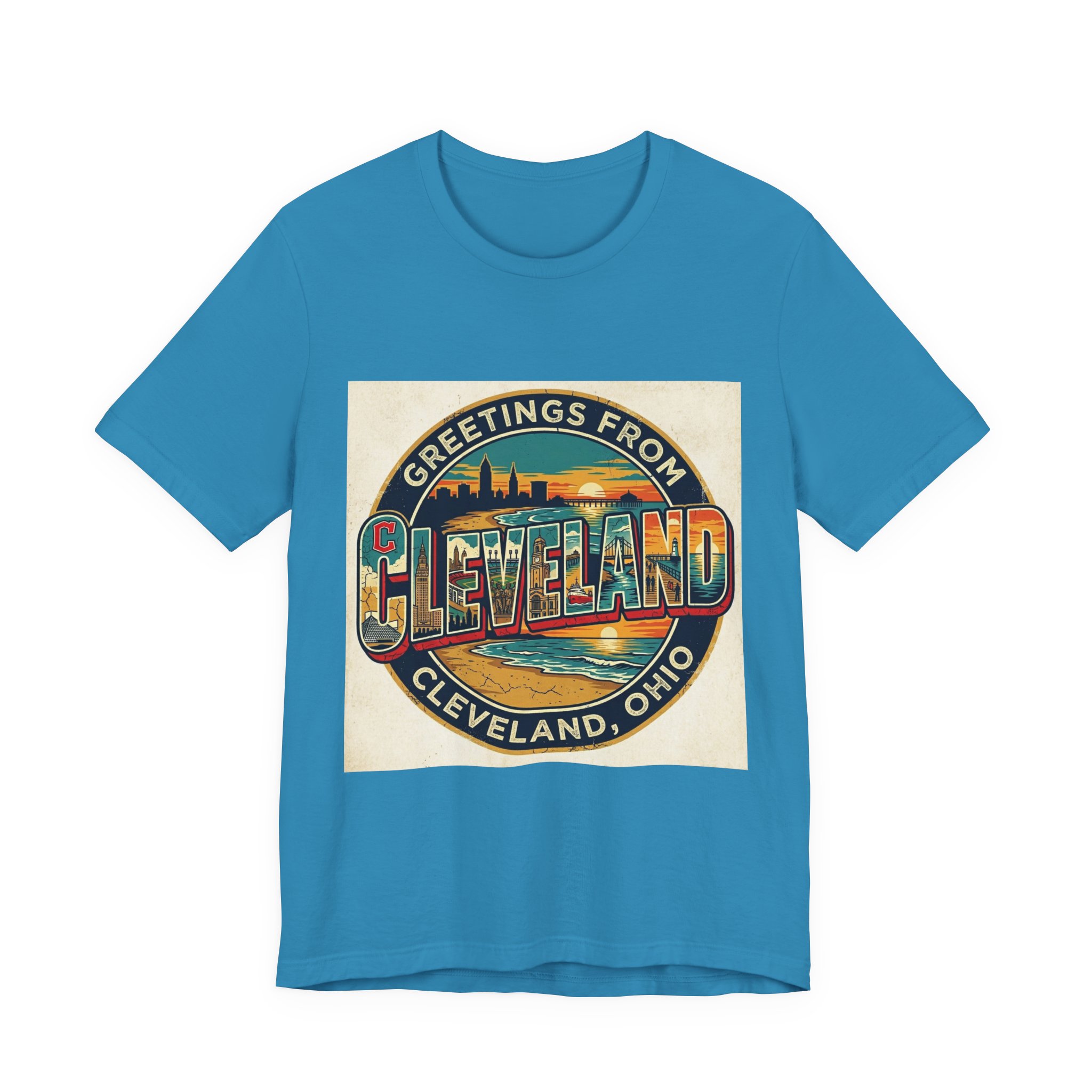 Cleveland Vintage Postcard Tee — "Greetings From Cleveland, Ohio" - Image 13