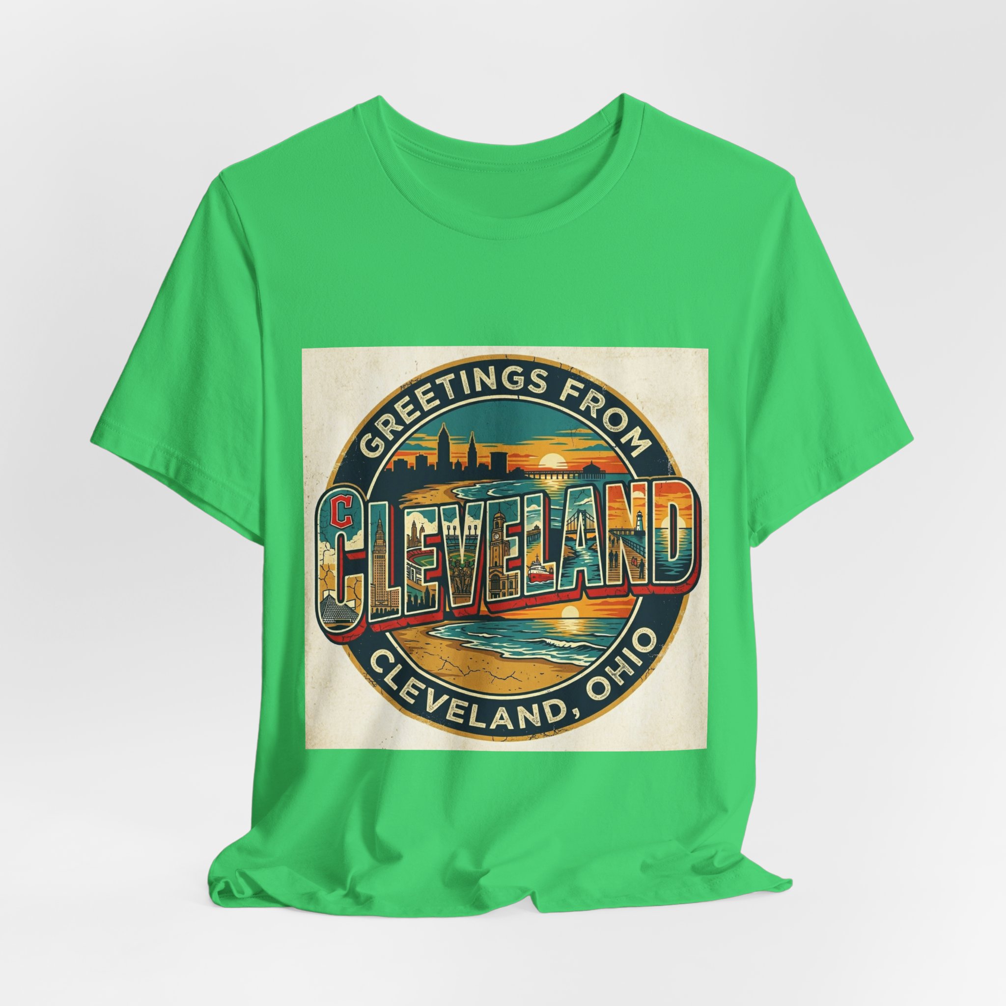 Cleveland Vintage Postcard Tee — "Greetings From Cleveland, Ohio" - Image 12