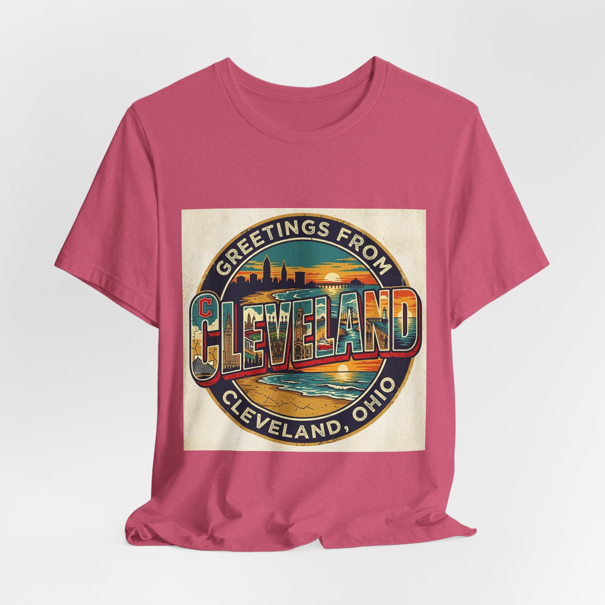 Cleveland Vintage Postcard Tee — "Greetings From Cleveland, Ohio" - Image 20