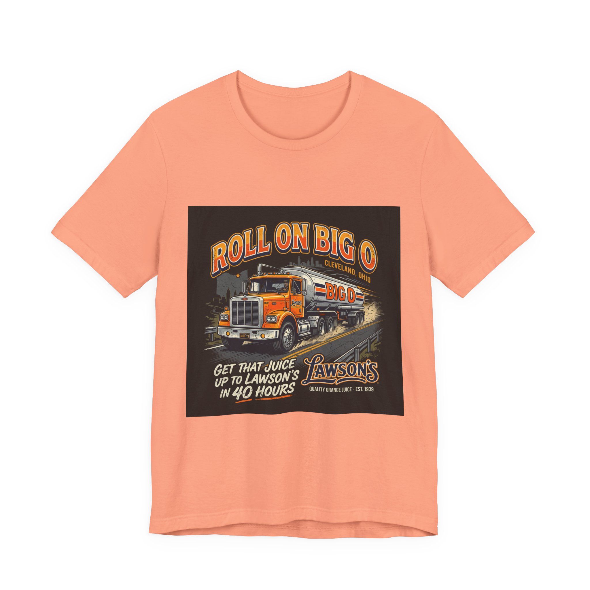 Lawson's Big O Orange Juice Shirt - Roll On Big O - Classic Cleveland Commercial - Image 5