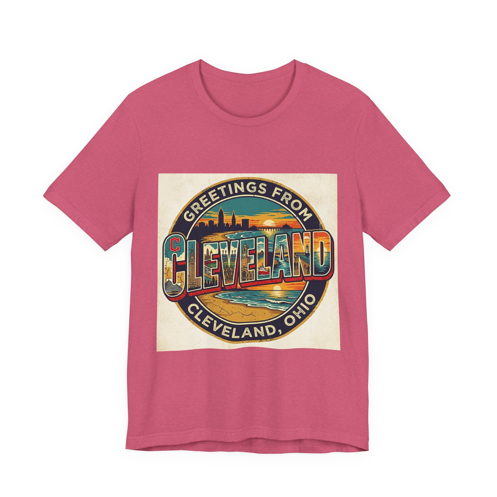 Cleveland Vintage Postcard Tee — "Greetings From Cleveland, Ohio" - Image 17