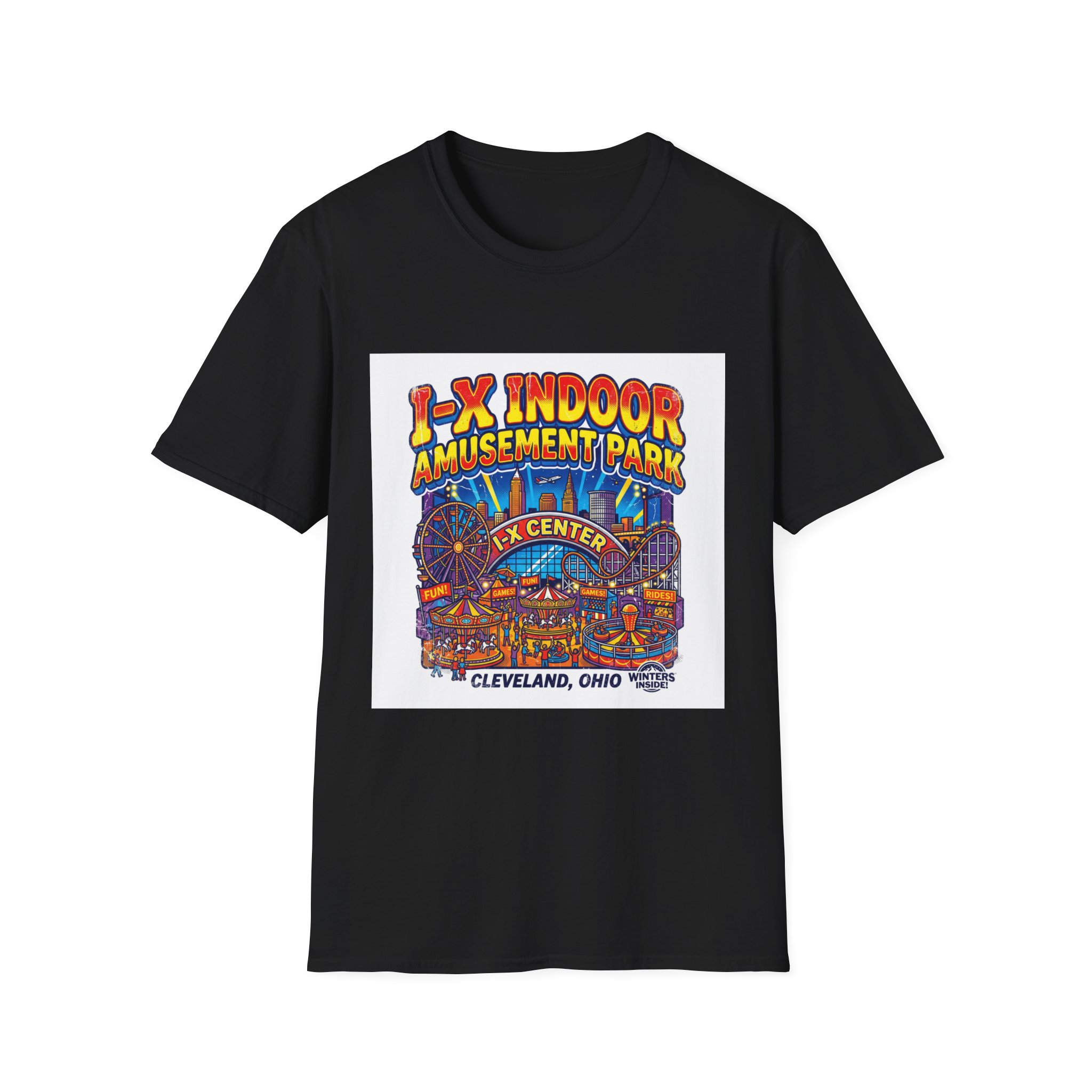 I-X Indoor Amusement Park Cleveland Shirt - Where the Fun Never Ends - Image 2
