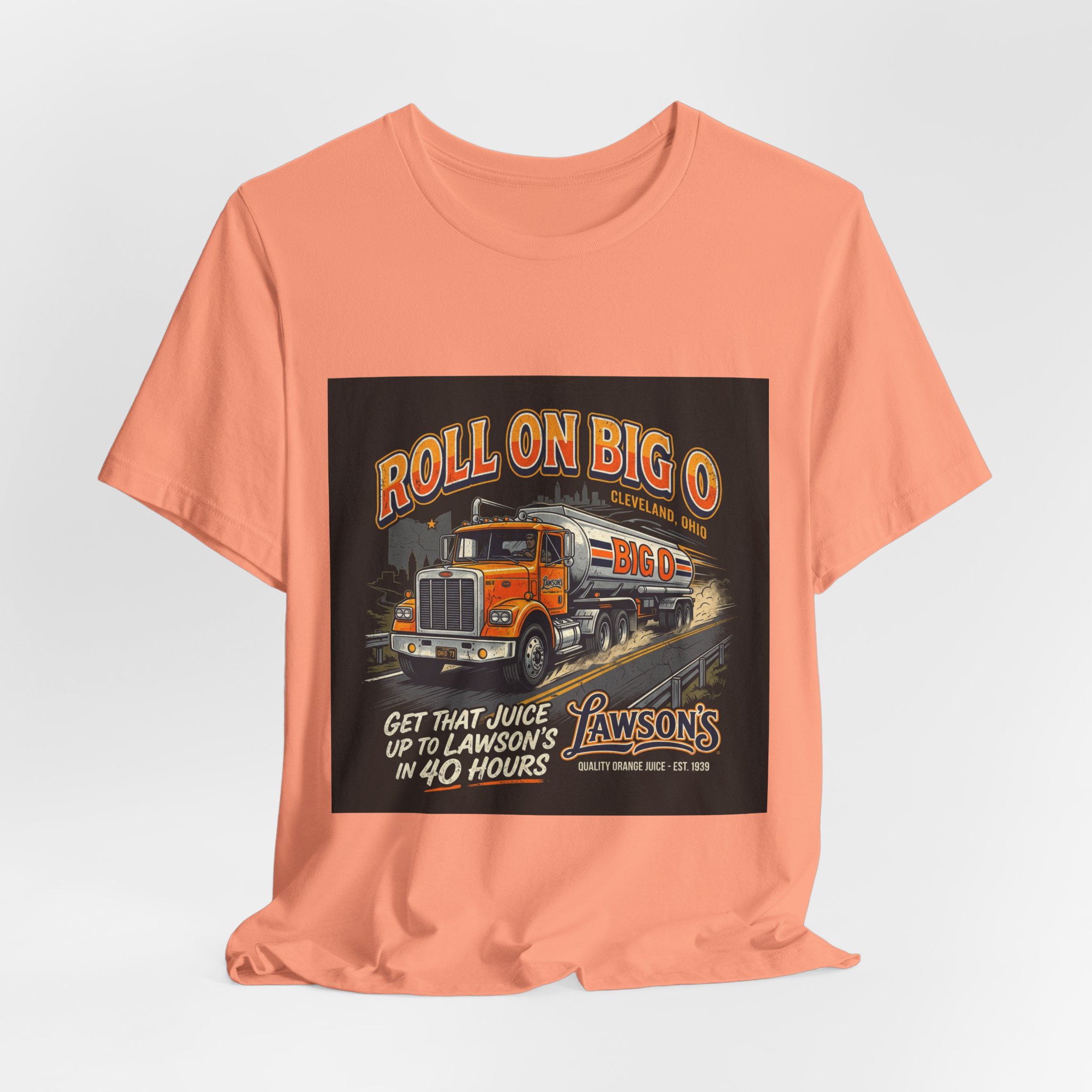 Lawson's Big O Orange Juice Shirt - Roll On Big O - Classic Cleveland Commercial - Image 8