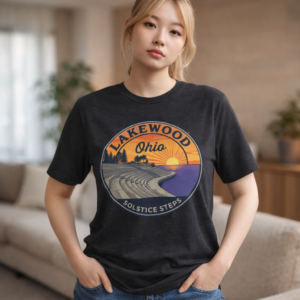 Lakewood Ohio Solstice Steps Shirt - Vintage West Shore Pride