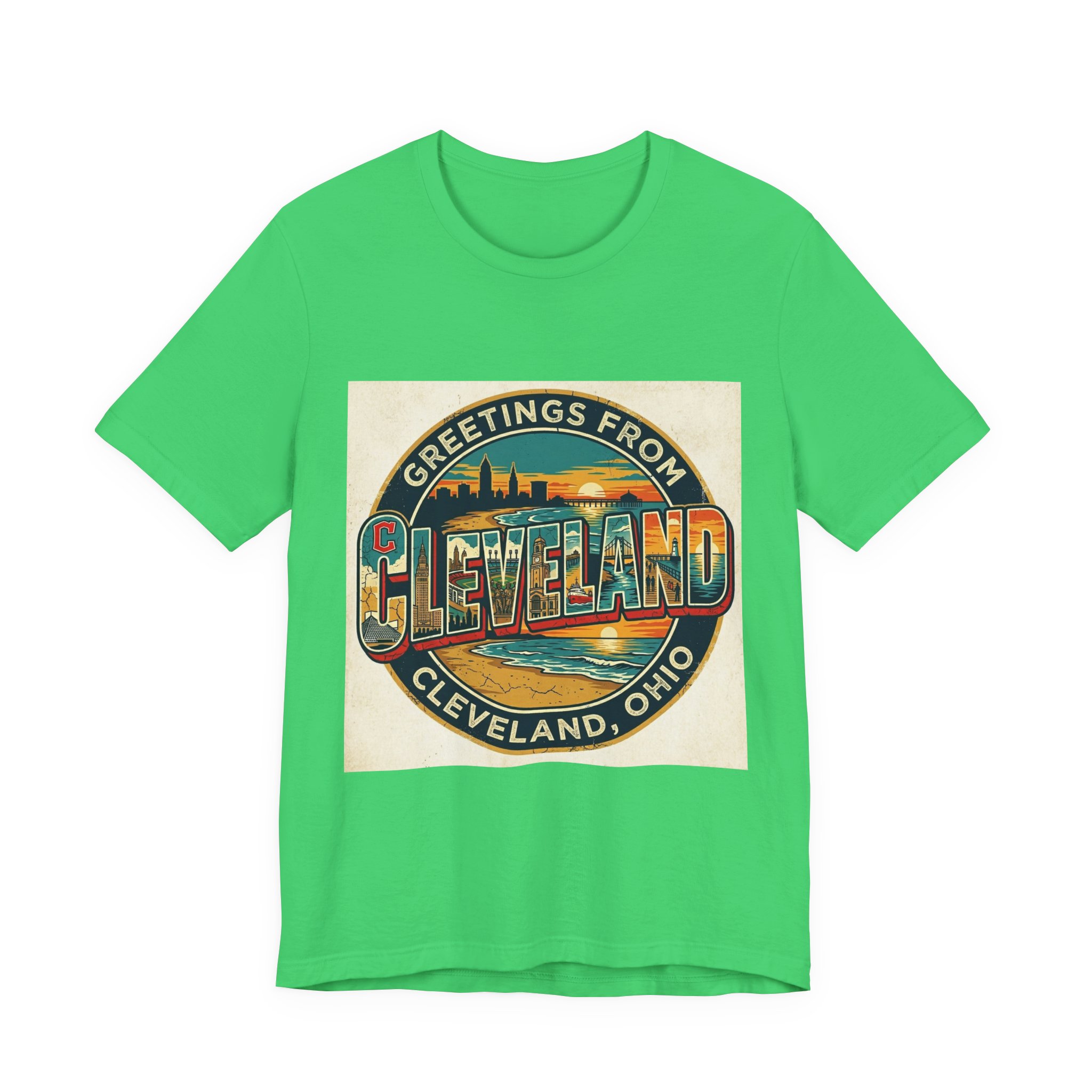 Cleveland Vintage Postcard Tee — "Greetings From Cleveland, Ohio" - Image 9