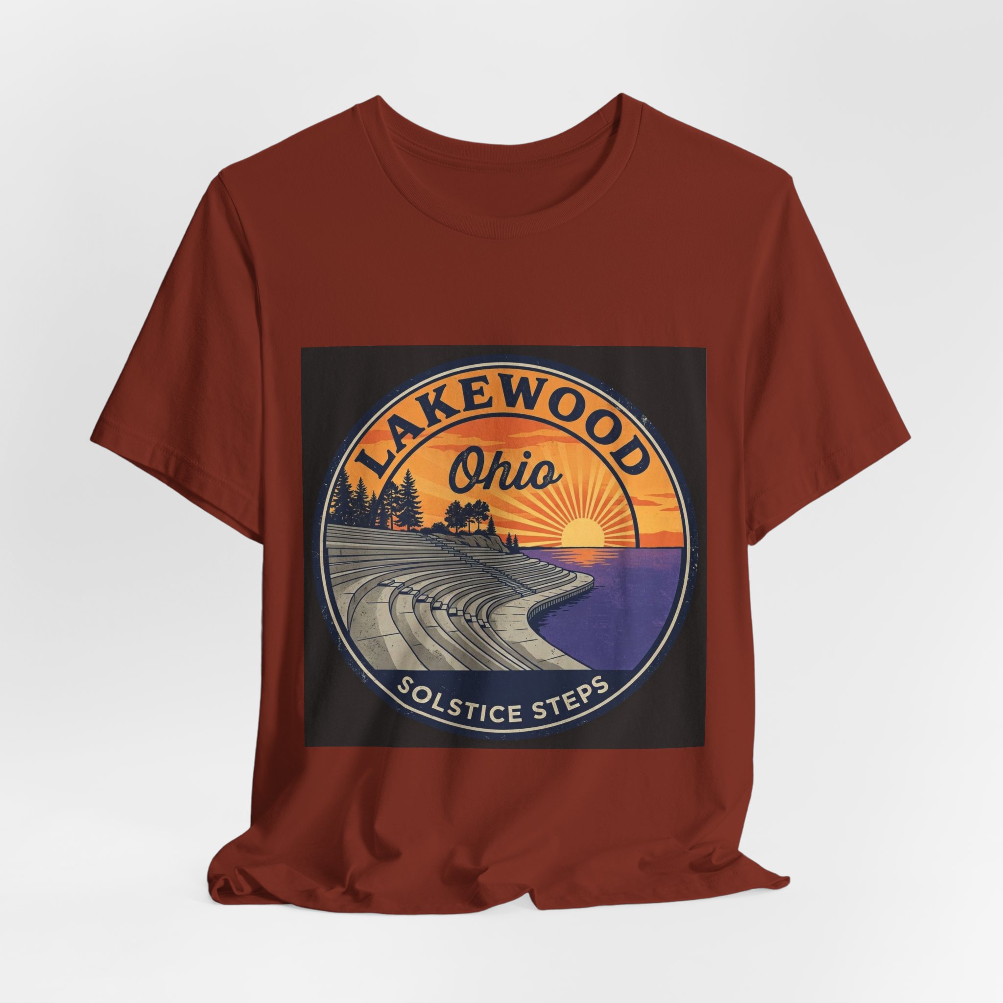 Lakewood Ohio Solstice Steps Shirt - Vintage West Shore Pride - Image 9