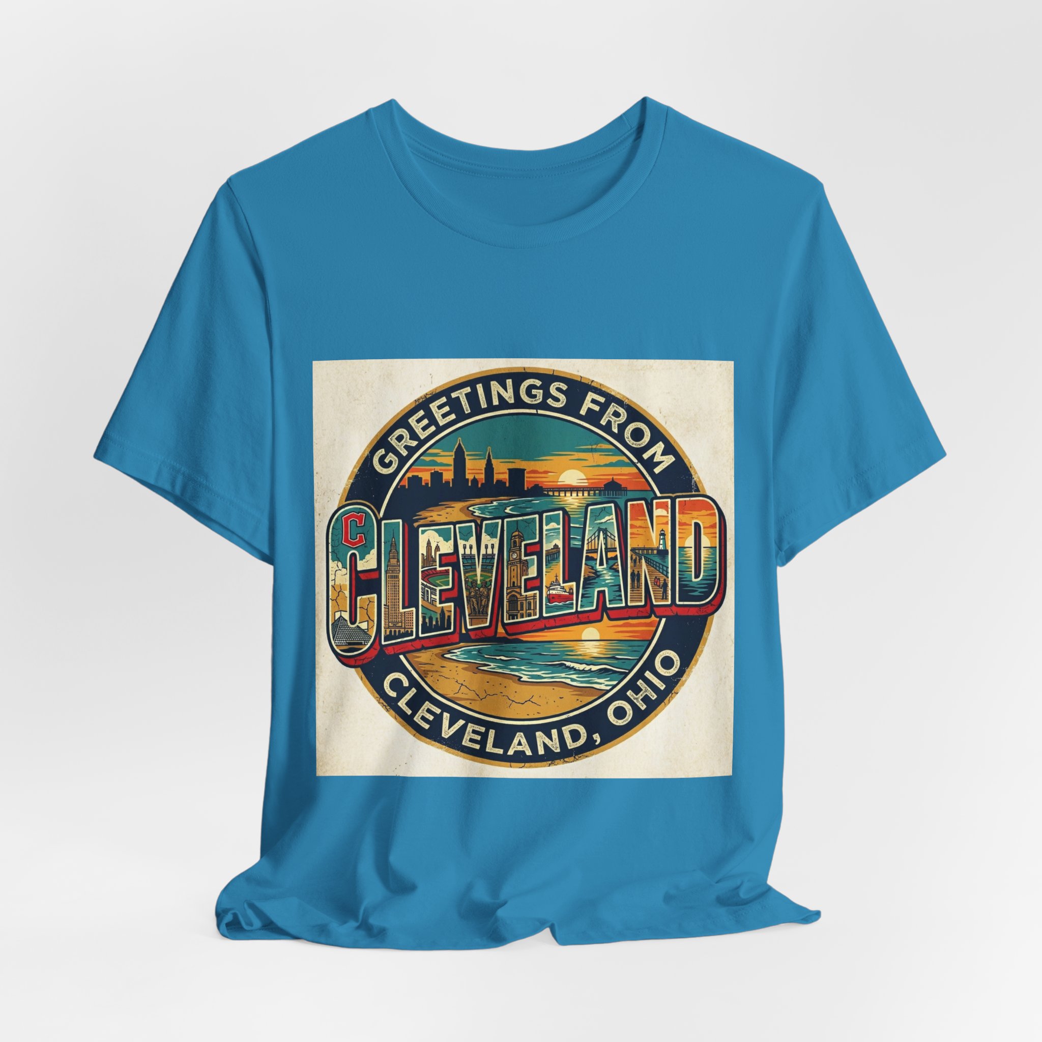 Cleveland Vintage Postcard Tee — "Greetings From Cleveland, Ohio" - Image 16