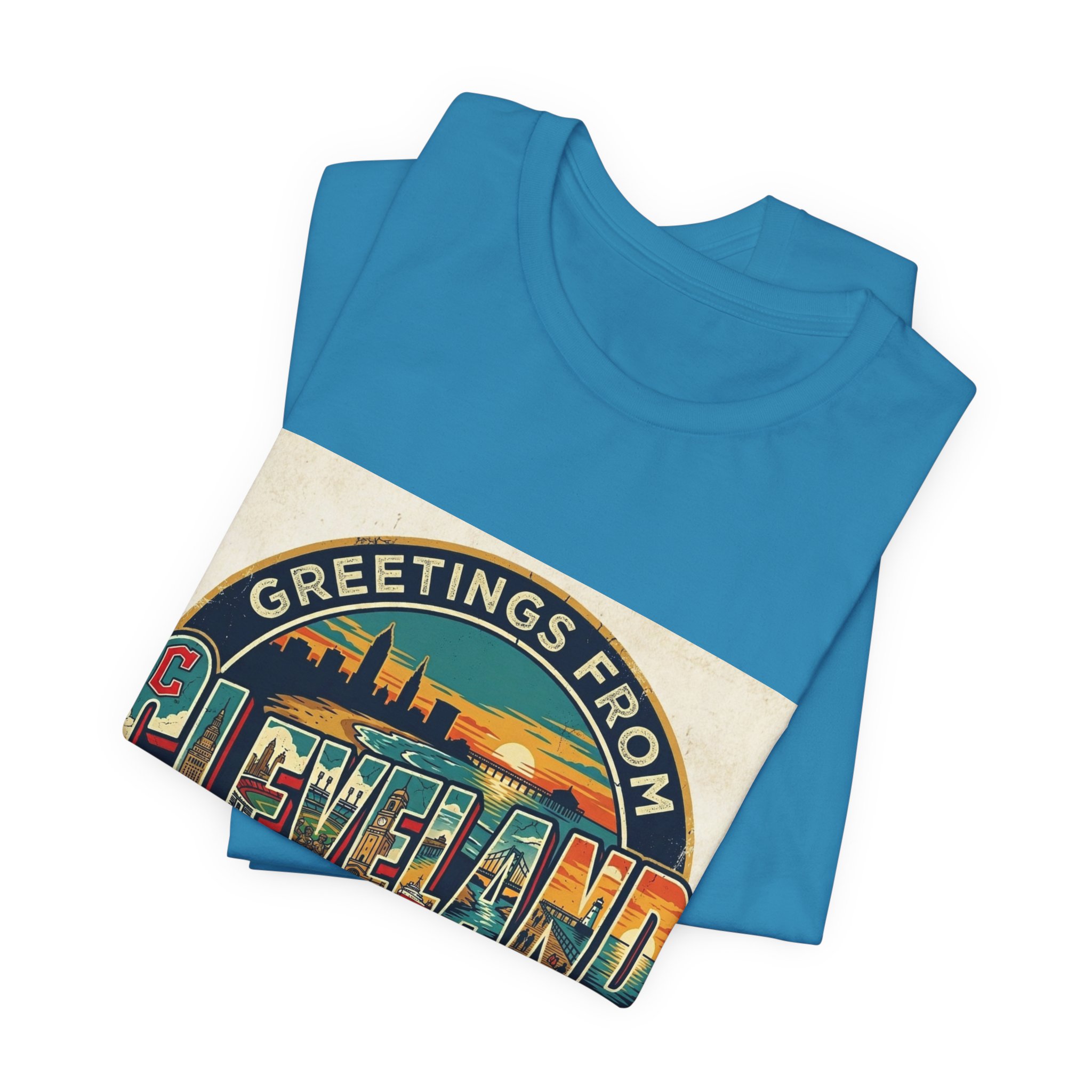 Cleveland Vintage Postcard Tee — "Greetings From Cleveland, Ohio" - Image 15