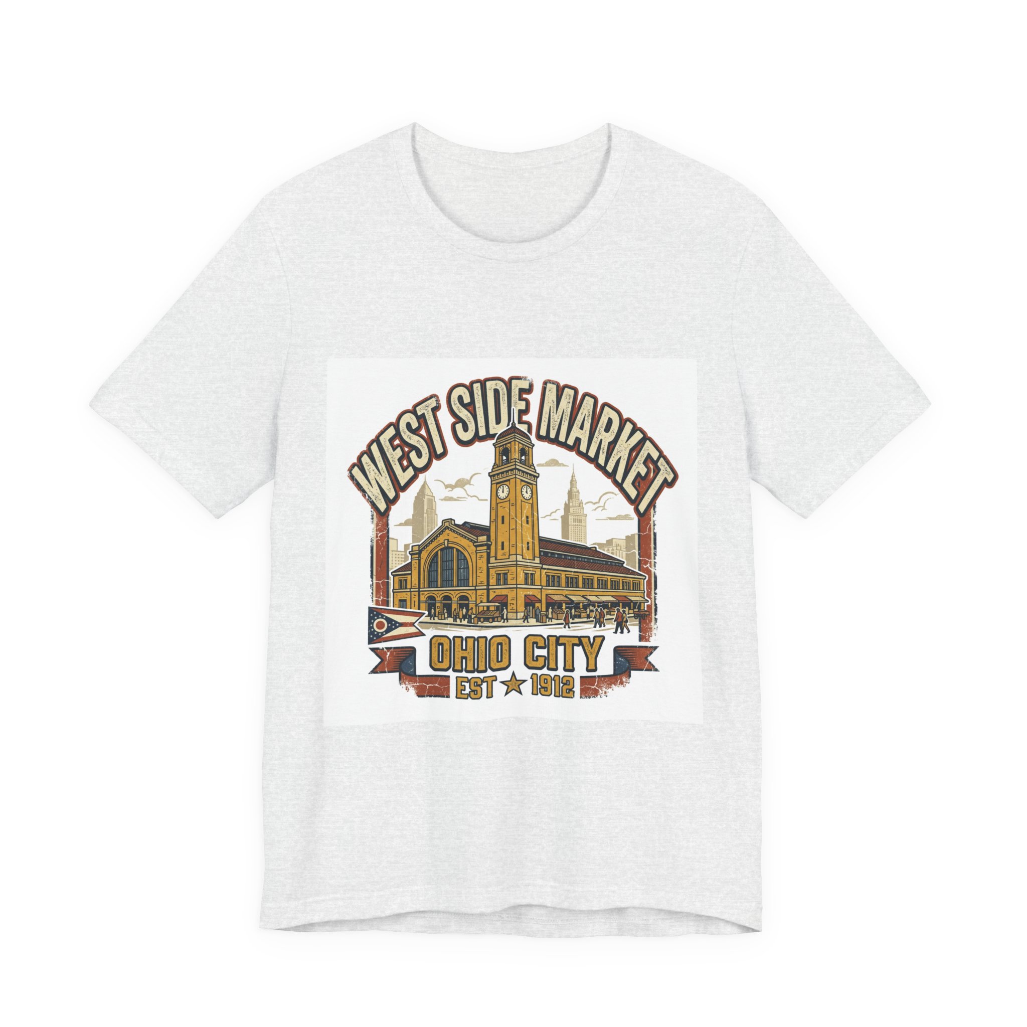 West Side Market Cleveland Shirt - EST 1912 - Ohio City Vintage - Image 2
