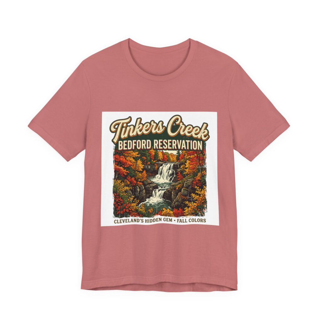 Tinkers Creek Bedford Reservation Shirt - Fall Foliage Cleveland Metroparks