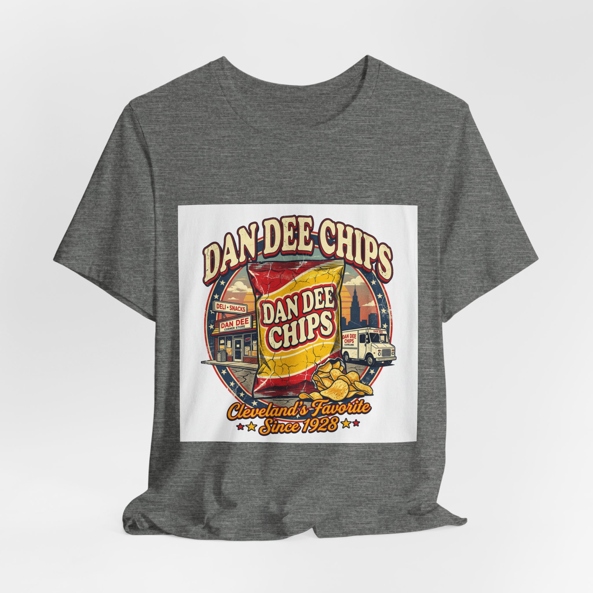 Dan Dee Chips Cleveland Shirt - Classic Local Snack Brand Nostalgia - Image 4