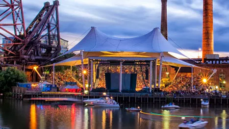 Jacobs Pavilion concert venue view