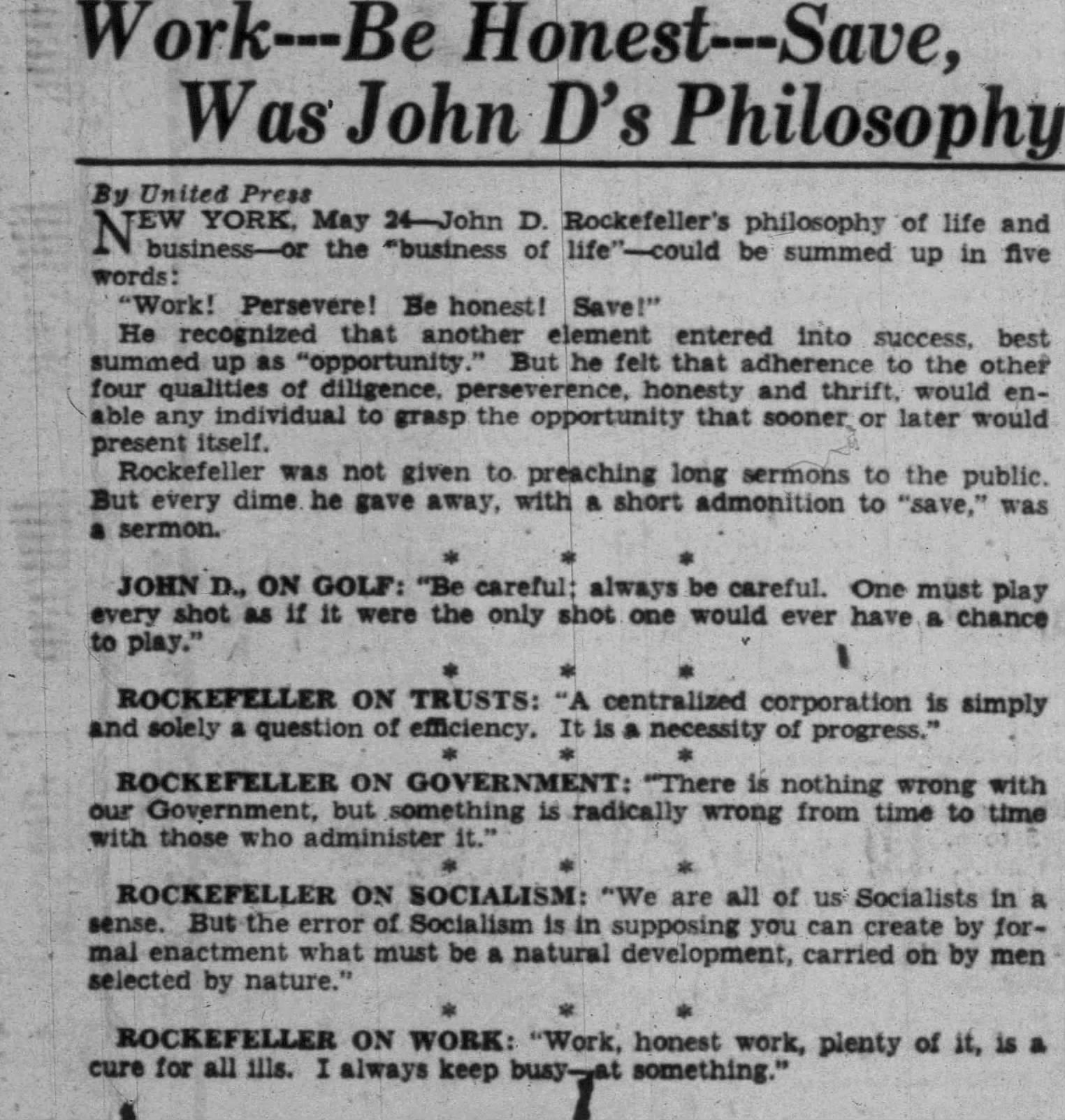 Did You Know? A Rejected $100 Pay Raise Launched John D. Rockefeller’s Fabulous Business Career in Cleveland