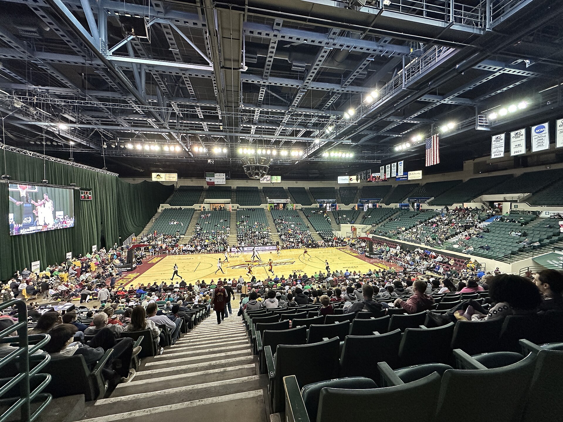 Wolstein Center interior event view